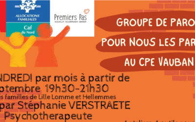 Groupe de parole « POUR NOUS LES PARENTS »